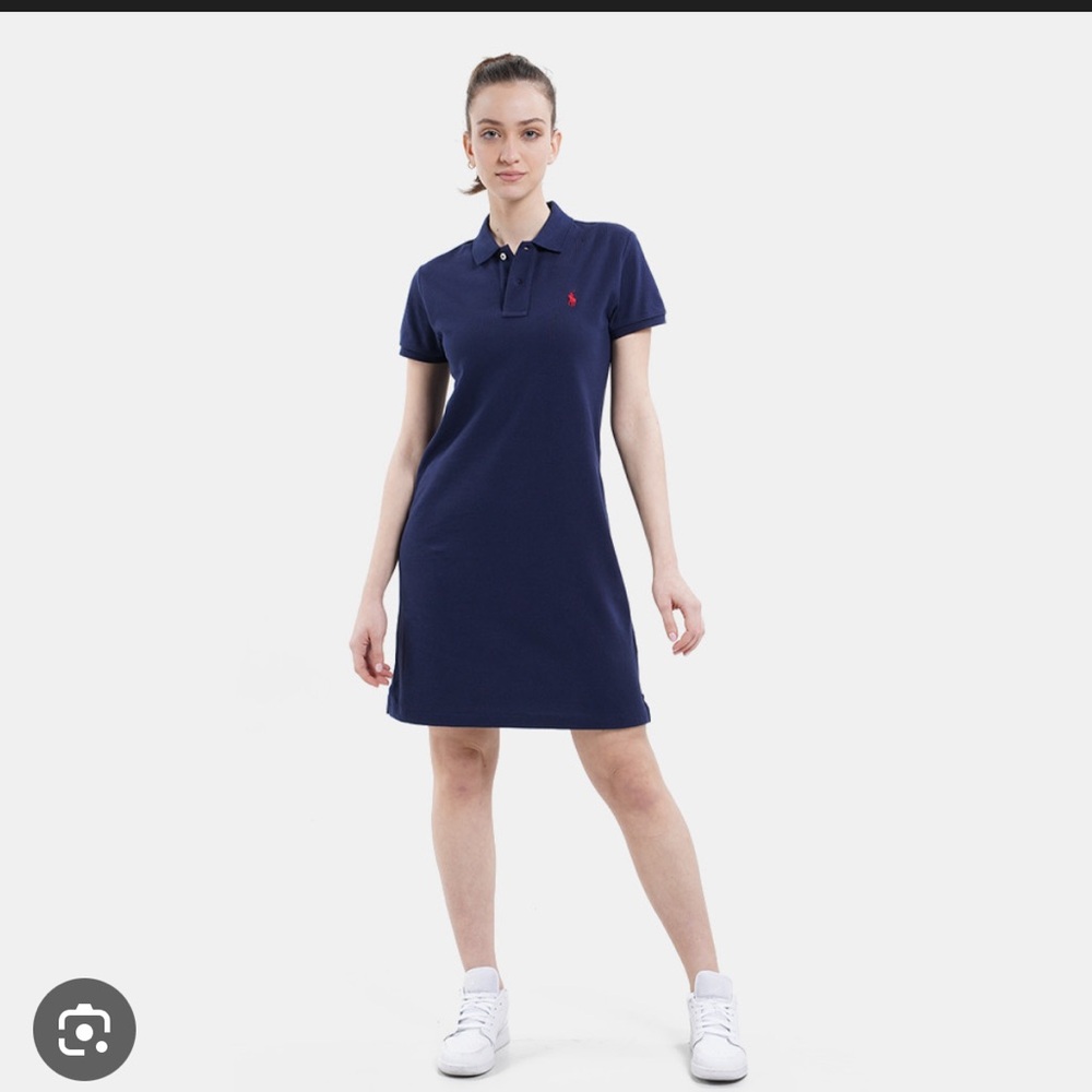 Polo Mesh Mini Dress